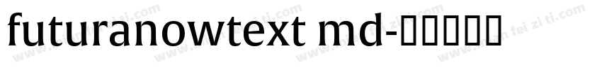 futuranowtext md字体转换